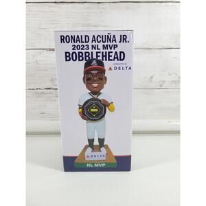 MLB Atlanta Braves Ronald Acuña Jr. MVP Bobblehead NEW Collectible Baseball